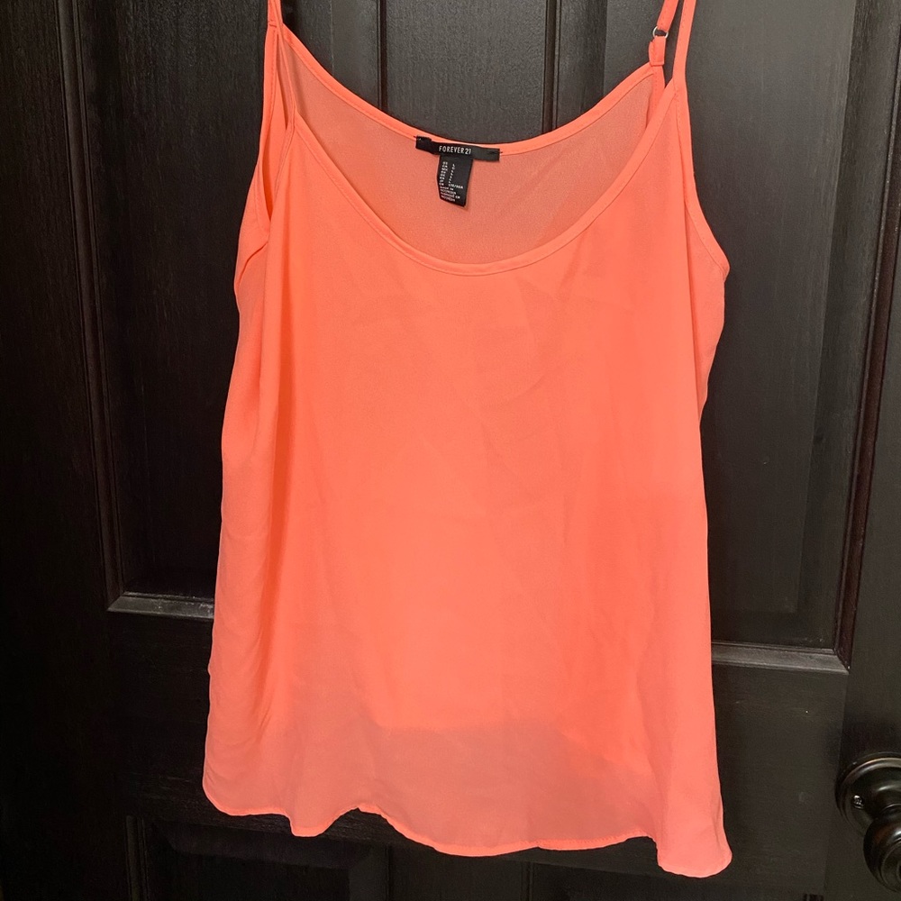 Forever 21 coral tank